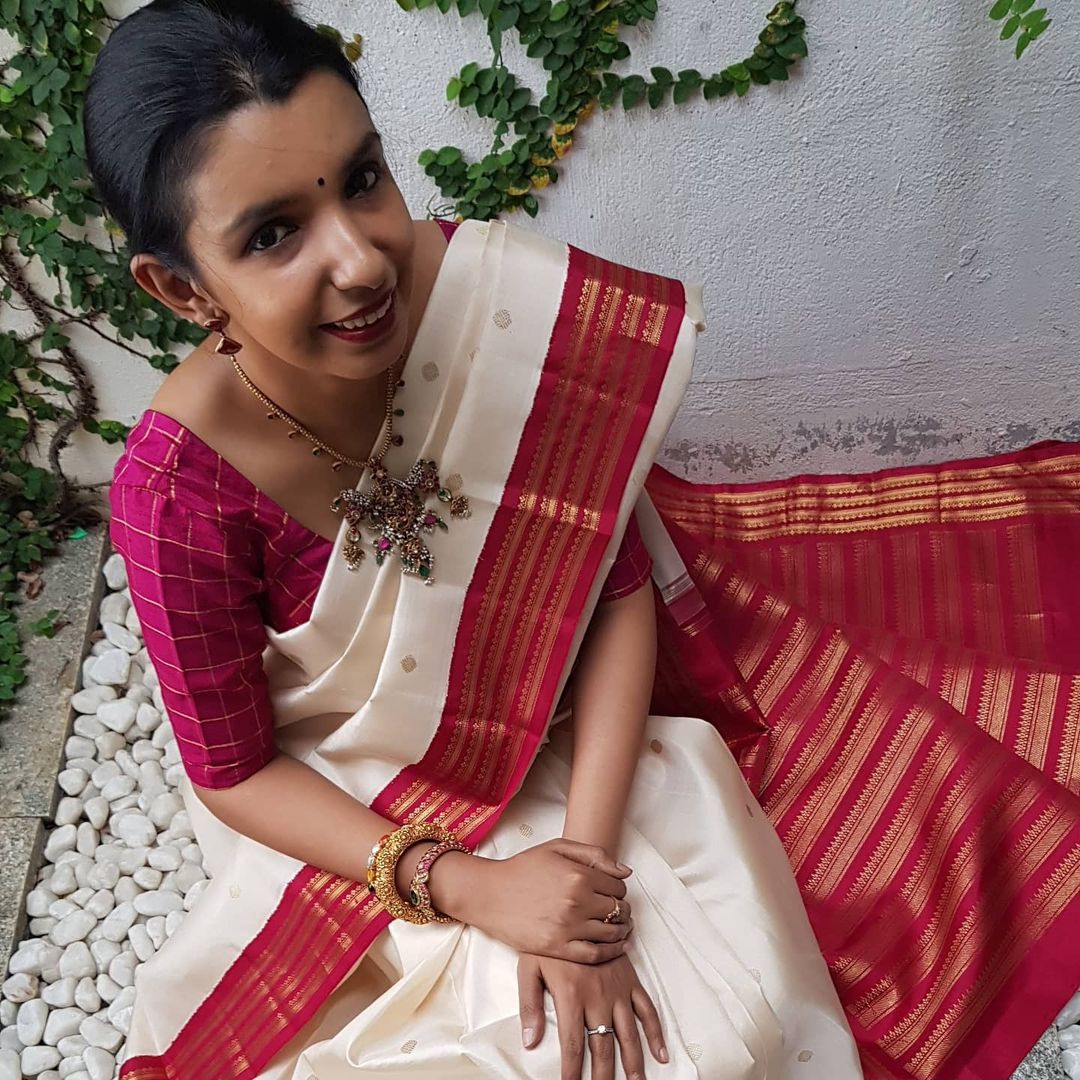 White Saree New Indian Designer Wedding Georgette Party Wear Sari Boll –  Dealbazaarsonline.com
