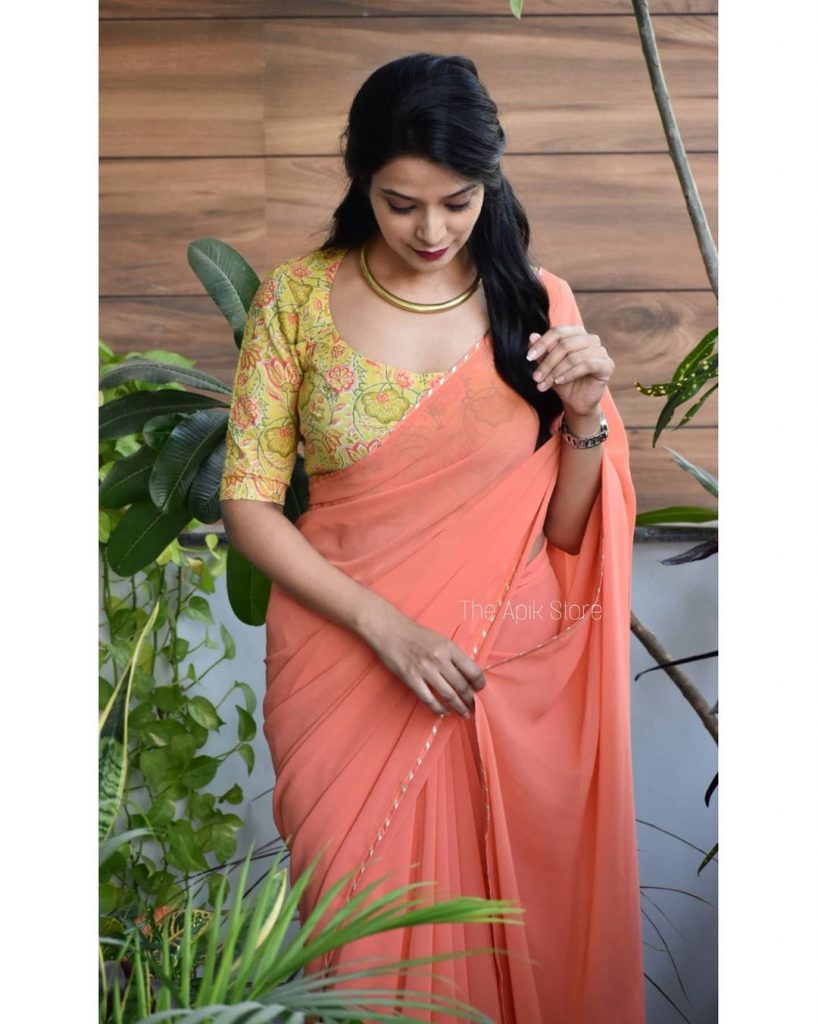 Shop online Designer Saree Shop Women's Georgette Saree – Lady India
