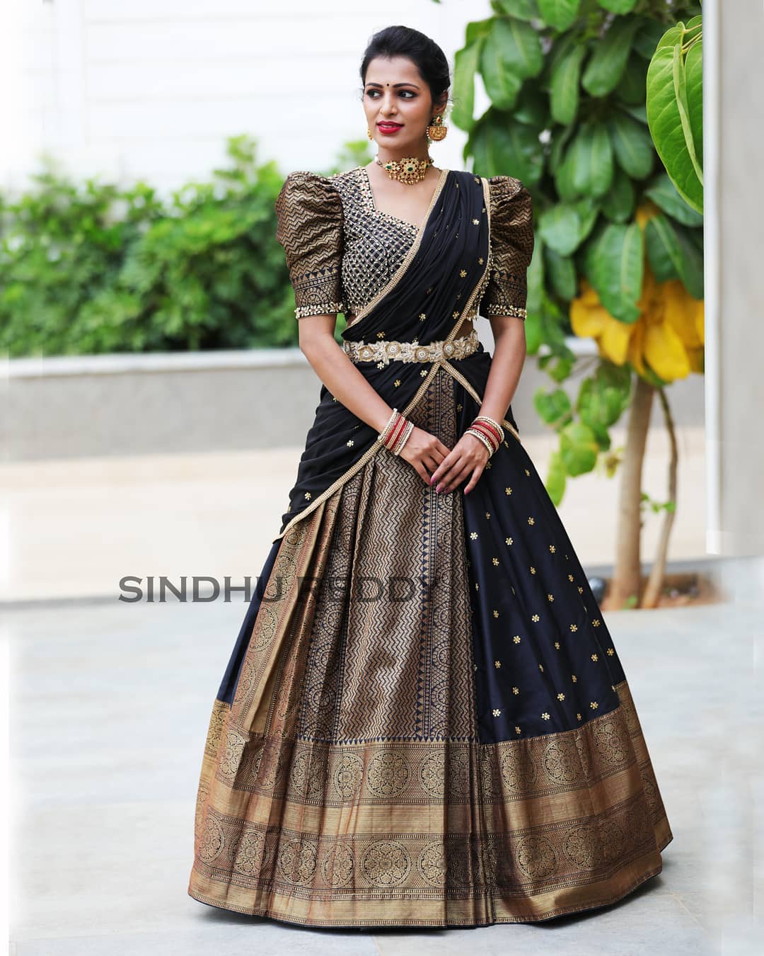 Half saree designs will give you perfect look - Meena Boutique-sgquangbinhtourist.com.vn