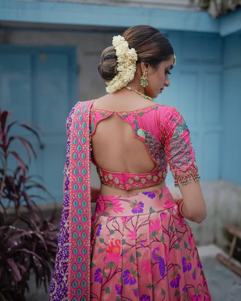 These Back Neck Blouse Designs Are Glamorous! Sarees