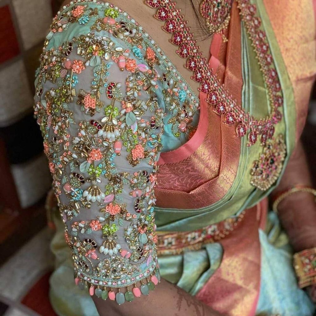 Beautiful Bridal Blouses That Are Perfect For Silk Sarees! Sarees