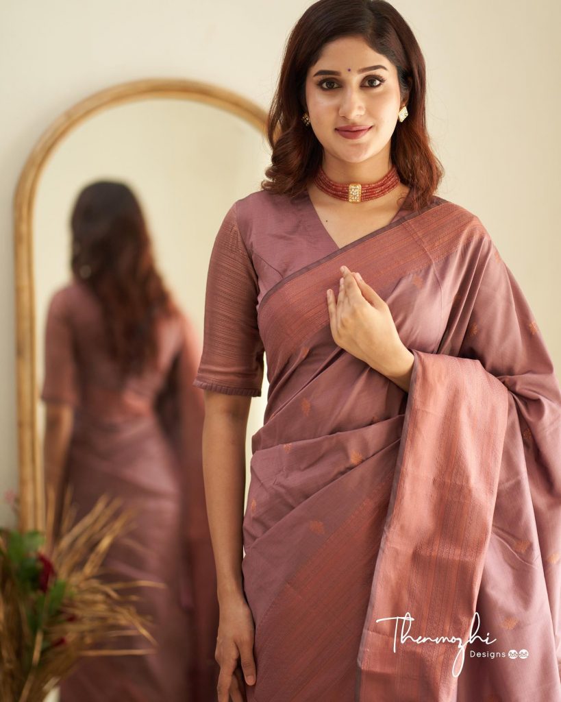Sarees by the brand Thenmozhi Designs. | Saree by the brand Thenmozhi  Designs. Below are the brand details - Instagram -  https://www.instagram.com/thenmozhidesigns/ Website -... | By Keep Me  Stylish | Facebook