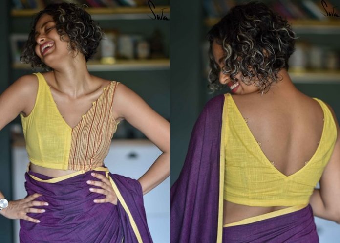 50+ Stylish Linen Saree Blouse Designs [The BEST]