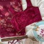 2-Velvet-blouse-for-organza-sarees